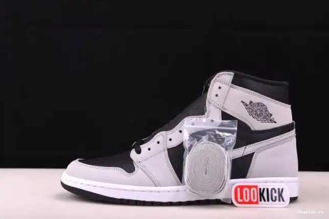 One Kick High Light Retro 1 Grey Jordan 555088-035 White Smoke Air Black 0627